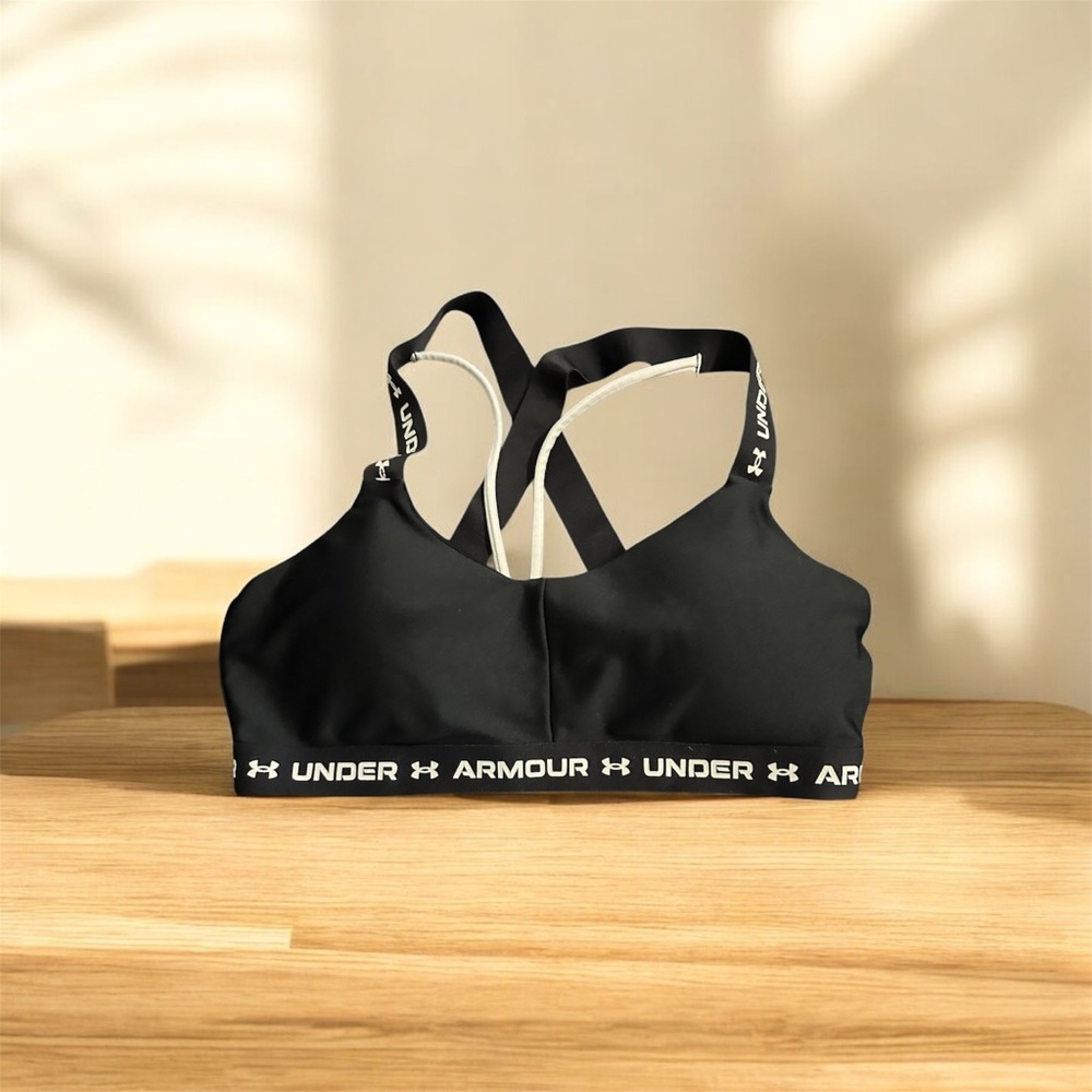 Under Armour Black Strappy Sports Bra